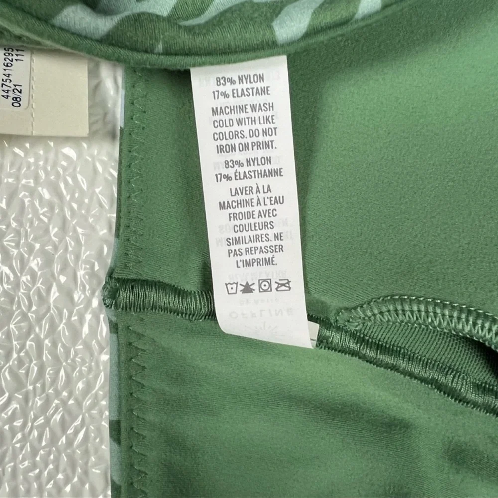Offline By Aerie Green Real Me Stretch Xtra Square Neck Sports Bra Size XL NWT - Picture 8 of 8